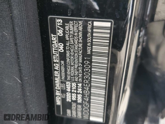 2014 Mercedes-Benz C C 250 Sport with VIN WDDGF4HB4ER303091, listed as a Copart auction lot 54742345 with Not Provided miles and Non Repairable. Bid and sale history available at carsss.com. Image 12.