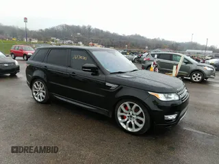 2016 Land Rover Range Rover Sport V8 Dynamic with VIN SALWR2EF1GA555514, listed as a IAAI auction lot 36170783 with 94,144 mi miles. Bid and sale history available at carsss.com. Image 1.