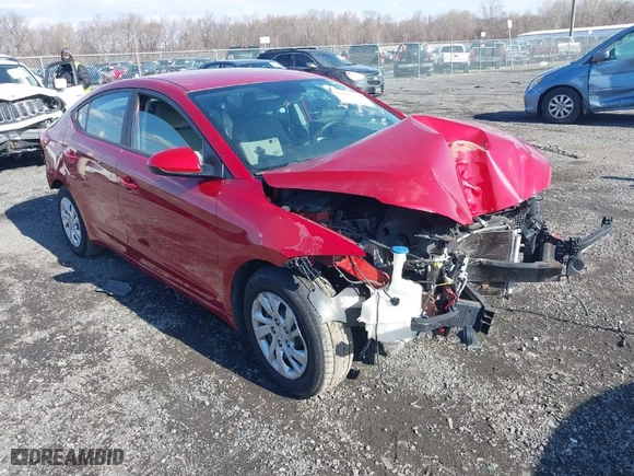 2017 Hyundai Elantra SE with VIN 5NPD74LF2HH148704, listed as a IAAI auction lot 41427250 with 143,142 mi miles. Bid and sale history available at carsss.com. Image 1.