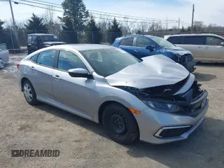 2019 Honda Civic Sedan LX with VIN 2HGFC2F61KH564927, listed as a IAAI auction lot 41660332 with 93,631 mi miles. Bid and sale history available at carsss.com. Image 1.