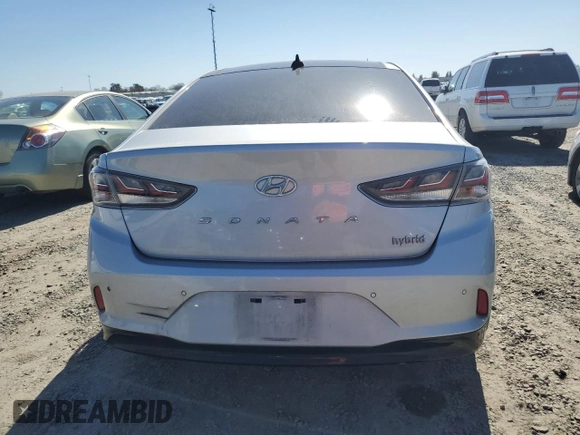 2018 Hyundai Sonata Hybrid Limited with VIN KMHE34L32JA083397, listed as a Copart auction lot 46826155 with 134,726 mi miles and Clean Title. Bid and sale history available at carsss.com. Image 6.