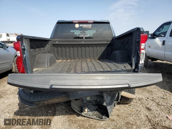 2020 Chevrolet Silverado 1500 Custom with VIN 3GCPWBEK9LG356000, listed as a Copart auction lot 44946305 with 0 mi miles and Salvage Title. Bid and sale history available at carsss.com. Image 6.