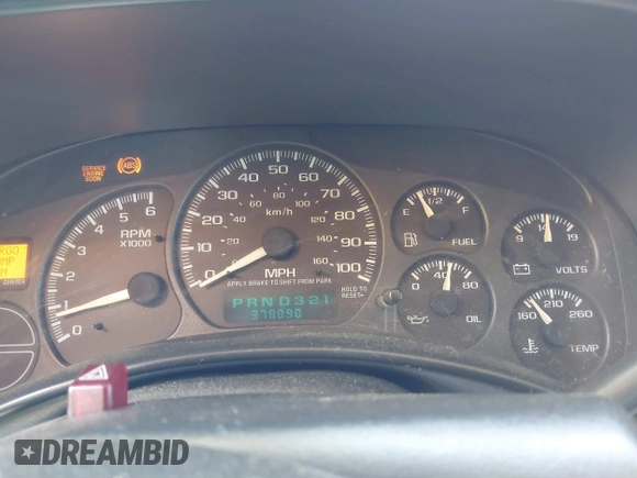 2002 Chevrolet Avalanche z VIN 3GNEC13T62G131044, wystawiony jako IAAI lot #42304494 z przebiegiem 378 090 mil mil oraz . Historia ofert i sprzedaży dostępna na DreamBid. Obrazek 7.