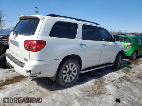 2012 Toyota Sequoia Platinum with VIN 5TDDY5G17CS055231, listed as a Copart auction lot 47800455 with 209,925 mi miles and Salvage Title. Bid and sale history available at carsss.com. Image 3.