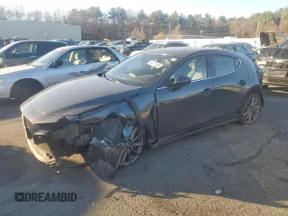 2021 Mazda 3 Select with VIN JM1BPBKL9M1345549, listed as a Copart auction lot 80771954 with 59,400 mi miles and Salvage title. Bid and sale history available at DreamBid. Image 1.