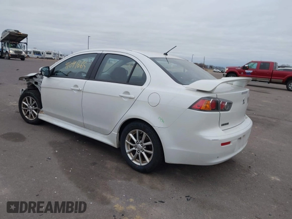 2016 Mitsubishi Lancer SE with VIN JA32V2FWXGU003619, listed as a IAAI auction lot 41041665 with 98,627 mi miles. Bid and sale history available at carsss.com. Image 3.