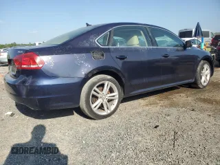 2014 Volkswagen Passat TDI SE w/Sunroof with VIN 1VWBN7A32EC080030, listed as a Copart auction lot 51460835 with 173,511 mi miles and Clean Title. Bid and sale history available at carsss.com. Image 3.