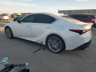 2022 Lexus IS with VIN JTHDA1D28N5118399, listed as a Copart auction lot 87113994 with 33,590 mi miles and Salvage Title. Bid and sale history available at carsss.com. Image 2.