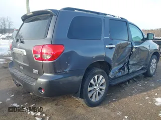 2016 Toyota Sequoia Limited with VIN 5TDJY5G1XGS127354, listed as a IAAI auction lot 41291303 with 106,327 mi miles. Bid and sale history available at carsss.com. Image 4.