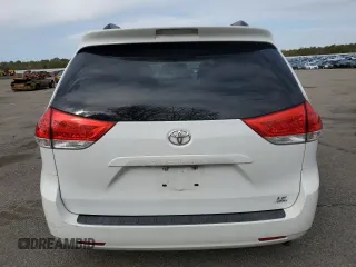 2012 Toyota Sienna LE with VIN 5TDJK3DC5CS040337, listed as a Copart auction lot 50701935 with 201,024 mi miles and Salvage Title. Bid and sale history available at carsss.com. Image 6.