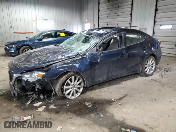 2017 Mazda 3 Grand Touring z VIN JM1BN1W38H1135914, wystawiony jako Copart lot #44387165 z przebiegiem Nie podano mil oraz Nie do naprawy • Non repairable. Historia ofert i sprzedaży dostępna na DreamBid. Obrazek 1.