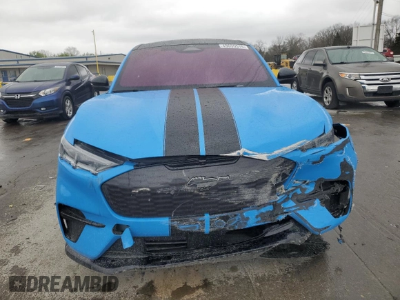 2022 Ford Mustang Mach-E GT with VIN 3FMTK4SE3NMA15065, listed as a Copart auction lot 49655515 with Not Provided miles and Salvage Title. Bid and sale history available at DreamBid. Image 5.
