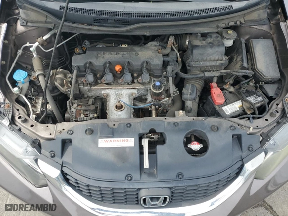 2014 Honda Civic Sedan LX with VIN 19XFB2F52EE228325, listed as a Copart auction lot 51644665 with 103,854 mi miles and Salvage Title. Bid and sale history available at carsss.com. Image 11.