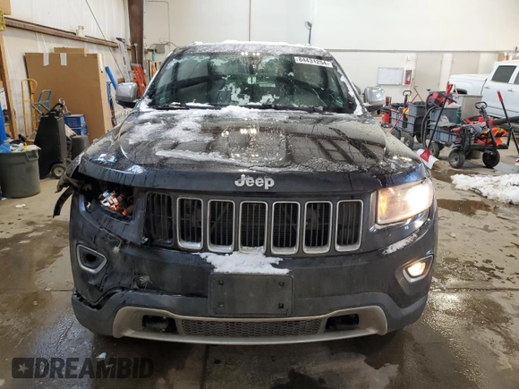 2014 Jeep Grand Cherokee Limited with VIN 1C4RJFBG5EC322141, listed as a Copart auction lot 84431254 with 162,698 mi miles and Salvage Title. Bid and sale history available at DreamBid. Image 5.