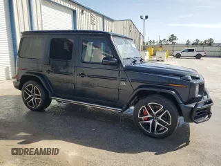 2019 Mercedes-Benz G 63 AMG with VIN WDCYC7HJ6KX323702, listed as a Copart auction lot 46413425 with Not Provided miles and Salvage Title. Bid and sale history available at DreamBid. Image 4.