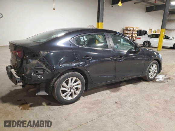 2016 Mazda 3 i Touring with VIN 3MZBM1V74GM254520, listed as a Copart auction lot 62966185 with 99,381 mi miles and Salvage title. Bid and sale history available at DreamBid. Image 3.