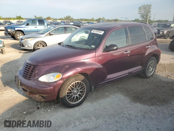 2003 Chrysler PT Cruiser GT z VIN 3C8FY78G23T552702, wystawiony jako Copart lot #65730044 z przebiegiem 150 727 mil mil oraz Szkoda całkowita • Salvage title. Historia ofert i sprzedaży dostępna na DreamBid. Obrazek 1.