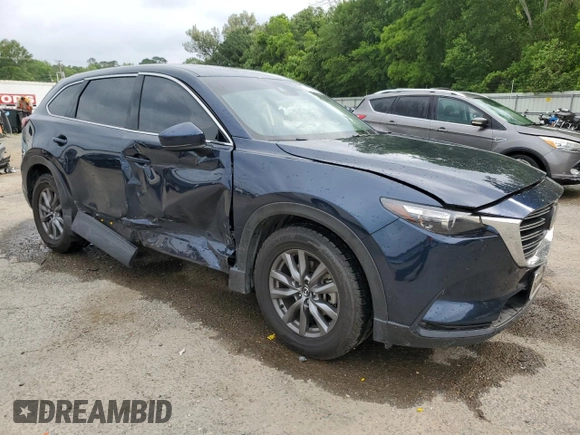 2021 Mazda CX-9 Touring with VIN JM3TCACY2M0512867, listed as a Copart auction lot 56646615 with 92,566 mi miles and Salvage title. Bid and sale history available at DreamBid. Image 4.