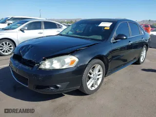 2013 Chevrolet Impala LTZ with VIN 2G1WC5E3XD1208357, listed as a IAAI auction lot 42053811 with 376,518 mi miles. Bid and sale history available at carsss.com. Image 2.