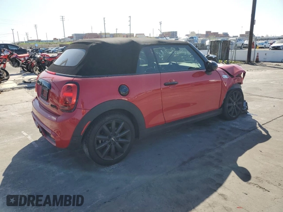 2019 MINI Convertible Cooper S z VIN WMWWG9C53K3E40071, wystawiony jako Copart lot #49553025 z przebiegiem 61 089 mil mil oraz Szkoda całkowita • Salvage title. Historia ofert i sprzedaży dostępna na DreamBid. Obrazek 3.