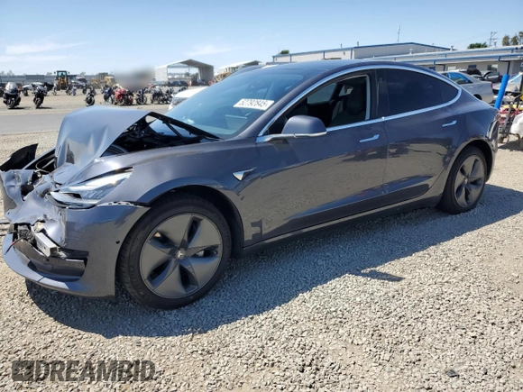2019 Tesla Model 3 Mid Range with VIN 5YJ3E1EA2KF416304, listed as a Copart auction lot 52792845 with 140,552 mi miles and Salvage Title. Bid and sale history available at DreamBid. Image 1.
