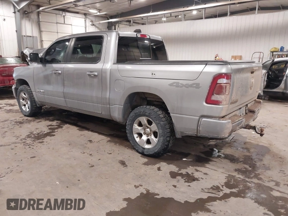 2019 Ram 1500 Big Horn/Lone Star with VIN 1C6SRFFT0KN800331, listed as a IAAI auction lot 41366628 with 184,842 mi miles. Bid and sale history available at carsss.com. Image 3.
