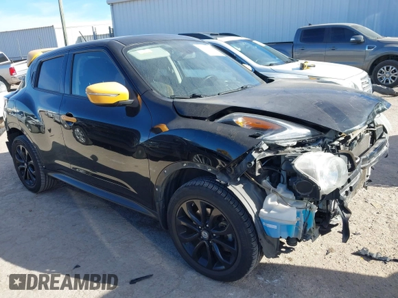 2016 Nissan Juke S with VIN JN8AF5MR4GT609162, listed as a IAAI auction lot 40959612 with 80,143 mi miles. Bid and sale history available at carsss.com. Image 1.