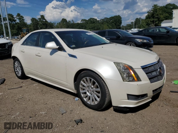 2010 Cadillac CTS Luxury with VIN 1G6DE5EG9A0132751, listed as a Copart auction lot 69049134 with 128,857 mi miles and Salvage Title. Bid and sale history available at carsss.com. Image 4.