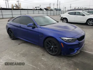 2019 BMW M4 CS with VIN WBS3S7C59KAC09429, listed as a Copart auction lot 54519804 with 0 mi miles and Salvage Title. Bid and sale history available at carsss.com. Image 4.