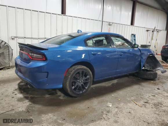 2022 Dodge Charger GT with VIN 2C3CDXMG2NH217946, listed as a Copart auction lot 82585484 with 12,841 mi miles and Salvage Title. Bid and sale history available at carsss.com. Image 3.