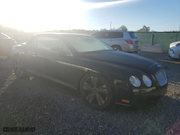 2008 Bentley Continental GT with VIN SCBDR33W78C056846, listed as a Copart auction lot 76650424 with NaN miles and Salvage Title. Bid and sale history available at carsss.com. Image 4.