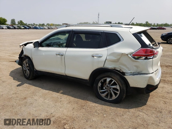 2015 Nissan Rogue SL z VIN 5N1AT2MV9FC754935, wystawiony jako Copart lot #59198955 z przebiegiem 180 001 mil mil oraz Szkoda całkowita • Salvage title. Historia ofert i sprzedaży dostępna na DreamBid. Obrazek 2.