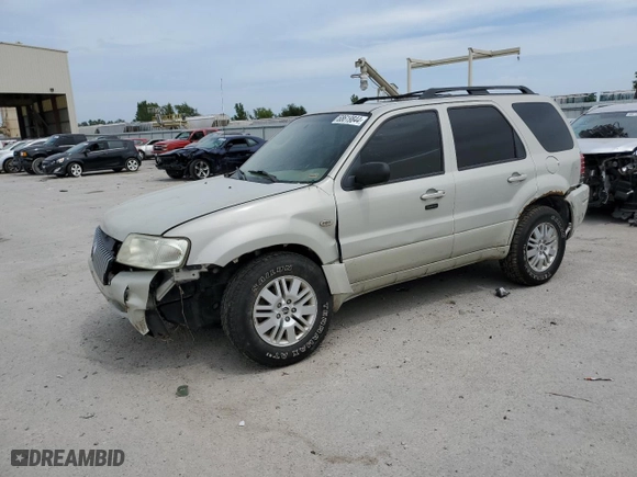 2007 Mercury Mariner Luxury with VIN 4M2YU91117KJ17436, listed as a Copart auction lot 68619844 with 249,918 mi miles and Salvage Title. Bid and sale history available at carsss.com. Image 1.