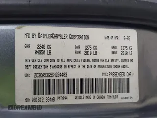 2006 Chrysler 300 Touring with VIN 2C3KA53G56H224403, listed as a IAAI auction lot 42042832 with 137,764 mi miles and . Bid and sale history available at DreamBid. Image 9.