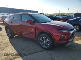 2024 Chevrolet Blazer LT with VIN 3GNKBCR4XRS162502, listed as a Copart auction lot 56334165 with 5,328 mi miles and Clean title. Bid and sale history available at DreamBid. Image 4.