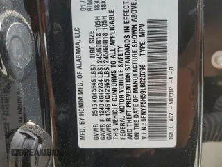 2020 Honda Pilot EX-L с VIN 5FNYF5H59LB020798, выставлен на аукционе Copart как лот 51517995 с пробегом 46 882 миль миль и Списание • Salvage title. История ставок и продаж доступна на DreamBid. Изображение 13.
