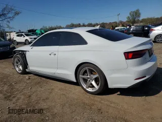 2018 Audi A5 Premium Plus with VIN WAUTNAF59JA047348, listed as a Copart auction lot 51095795 with 93,604 mi miles and Salvage Title. Bid and sale history available at DreamBid. Image 2.