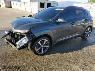 2019 Hyundai Kona Ultimate with VIN KM8K53A5XKU378758, listed as a Copart auction lot 78498494 with 99,999 mi miles and Clean Title. Bid and sale history available at carsss.com. Image 1.