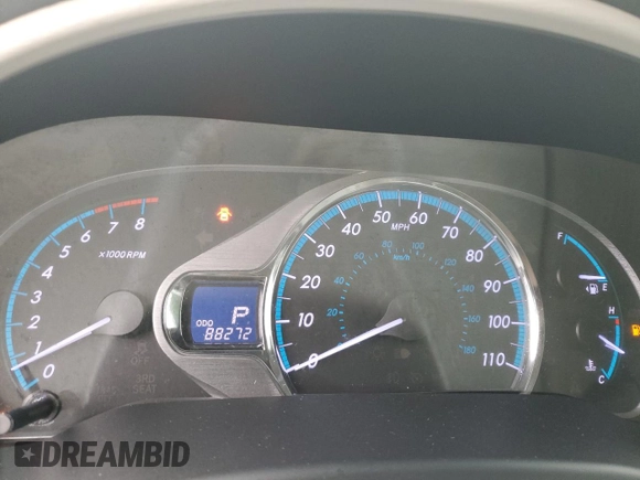 2012 Toyota Sienna XLE AAS с VIN 5TDYK3DC0CS191178, выставлен на аукционе Copart как лот 58292415 с пробегом 88 272 миль миль и Чистый • Clean title. История ставок и продаж доступна на DreamBid. Изображение 9.