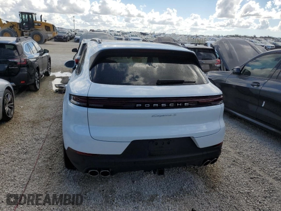 2024 Porsche Cayenne S with VIN WP1AL2AY2RDA32576, listed as a Copart auction lot 79030644 with 1,348 mi miles and Salvage title. Bid and sale history available at DreamBid. Image 6.