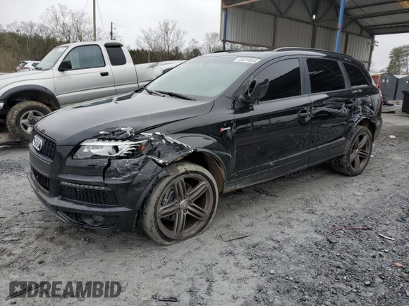 2015 Audi Q7 3.0T S line Prestige with VIN WA1DGAFE1FD018945, listed as a Copart auction lot 45024055 with 160,975 mi miles and Salvage Title. Bid and sale history available at carsss.com. Image 1.