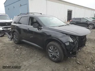 2024 Nissan Pathfinder SV with VIN 5N1DR3BD8RC260405, listed as a Copart auction lot 87726745 with 0 mi miles and Salvage Title. Bid and sale history available at carsss.com. Image 4.
