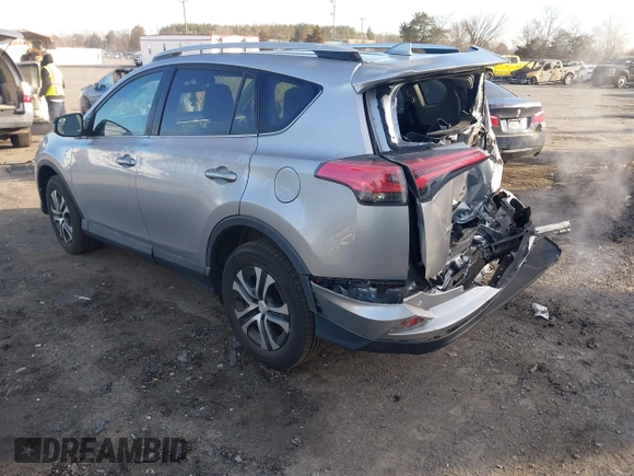 2016 Toyota RAV4 LE with VIN 2T3BFREV7GW538636, listed as a IAAI auction lot 41740617 with 59,102 mi miles. Bid and sale history available at carsss.com. Image 3.