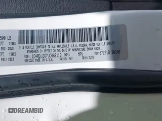 2018 Dodge Durango GT с VIN 1C4RDJDG7JC462113, выставлен на аукционе IAAI как лот 42553636 с пробегом 136 281 миль миль и . История ставок и продаж доступна на DreamBid. Изображение 9.