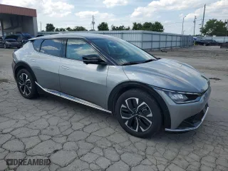 2022 Kia EV6 Wind with VIN KNDC3DLC1N5079528, listed as a Copart auction lot 60778514 with 15,168 mi miles and Salvage Title. Bid and sale history available at carsss.com. Image 4.