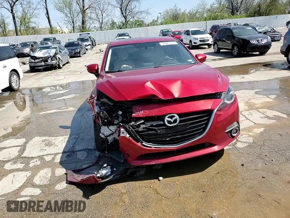 2015 Mazda 3 S Grand Touring with VIN JM1BM1M31F1268906, listed as a Copart auction lot 51821515 with 111,662 mi miles and Salvage title. Bid and sale history available at DreamBid. Image 10.