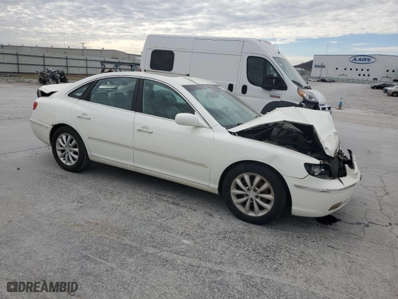 2006 Hyundai Azera SE with VIN KMHFC46F26A046383, listed as a Copart auction lot 47971535 with 306,323 mi miles and Salvage Title. Bid and sale history available at carsss.com. Image 4.
