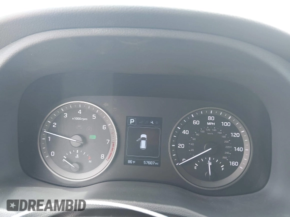 2018 Hyundai Tucson SEL with VIN KM8J3CA47JU696408, listed as a IAAI auction lot 42097978 with 57,607 mi miles and . Bid and sale history available at DreamBid. Image 7.