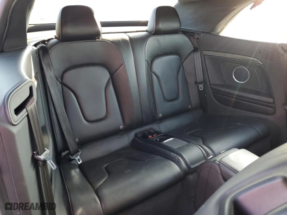 2013 Audi S5 Premium Plus with VIN WAUCGAFH3DN012127, listed as a Copart auction lot 81535224 with 58,906 mi miles and Salvage Title. Bid and sale history available at carsss.com. Image 10.