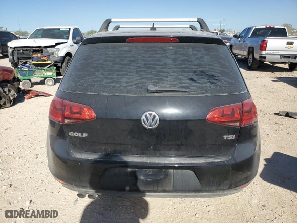 2015 Volkswagen Golf TSI SEL with VIN 3VW217AU3FM015630, listed as a Copart auction lot 48574885 with 87,355 mi miles and Salvage Title. Bid and sale history available at carsss.com. Image 6.